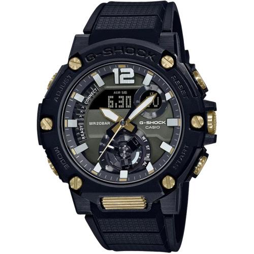 G-shock G-steel Carbon Core Guard Black Strap Mens Watch GSTB300B-1A