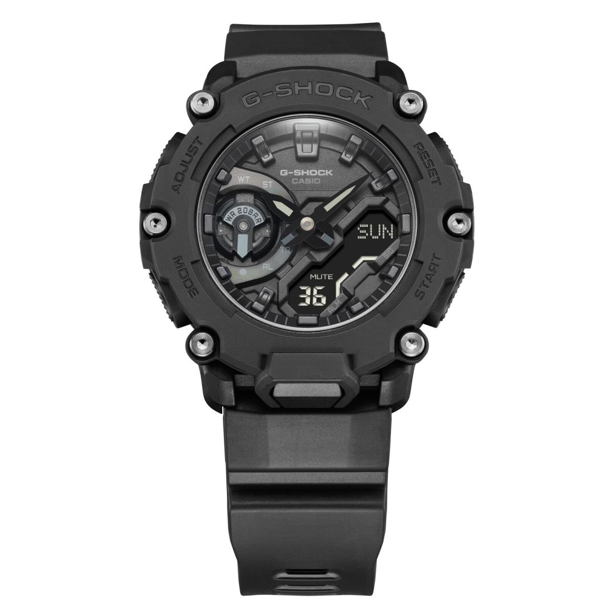 Casio G-shock Analog Digital GA-2200 Series Men`s Black Watch - GA2200BB-1A