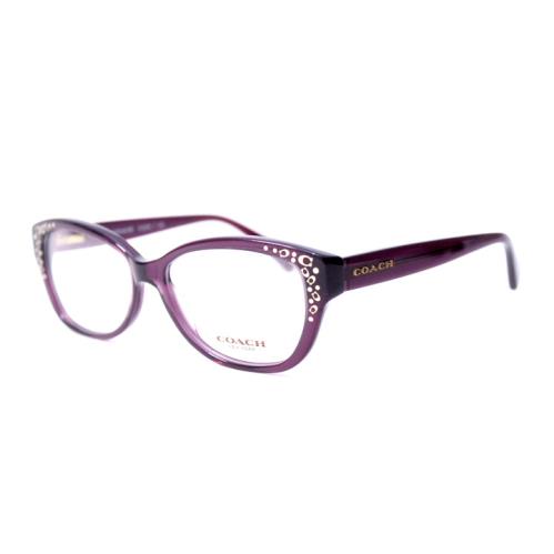 Coach HC 6076 5043 Eyeglasses Purple Size: 53-15-135