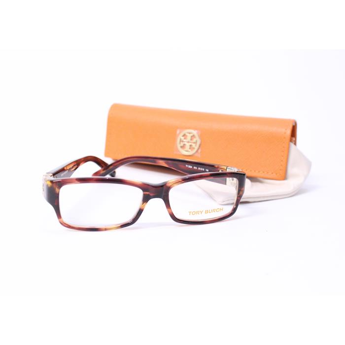 Tory Burch TY2024 913 Eyeglasses Case Size:51-16-135 - Brown , Brown Frame