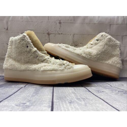 Converse Clot X Chuck 70 Hi `ice Cold` Canvas Fur Shoes Men s Size 12 164535C
