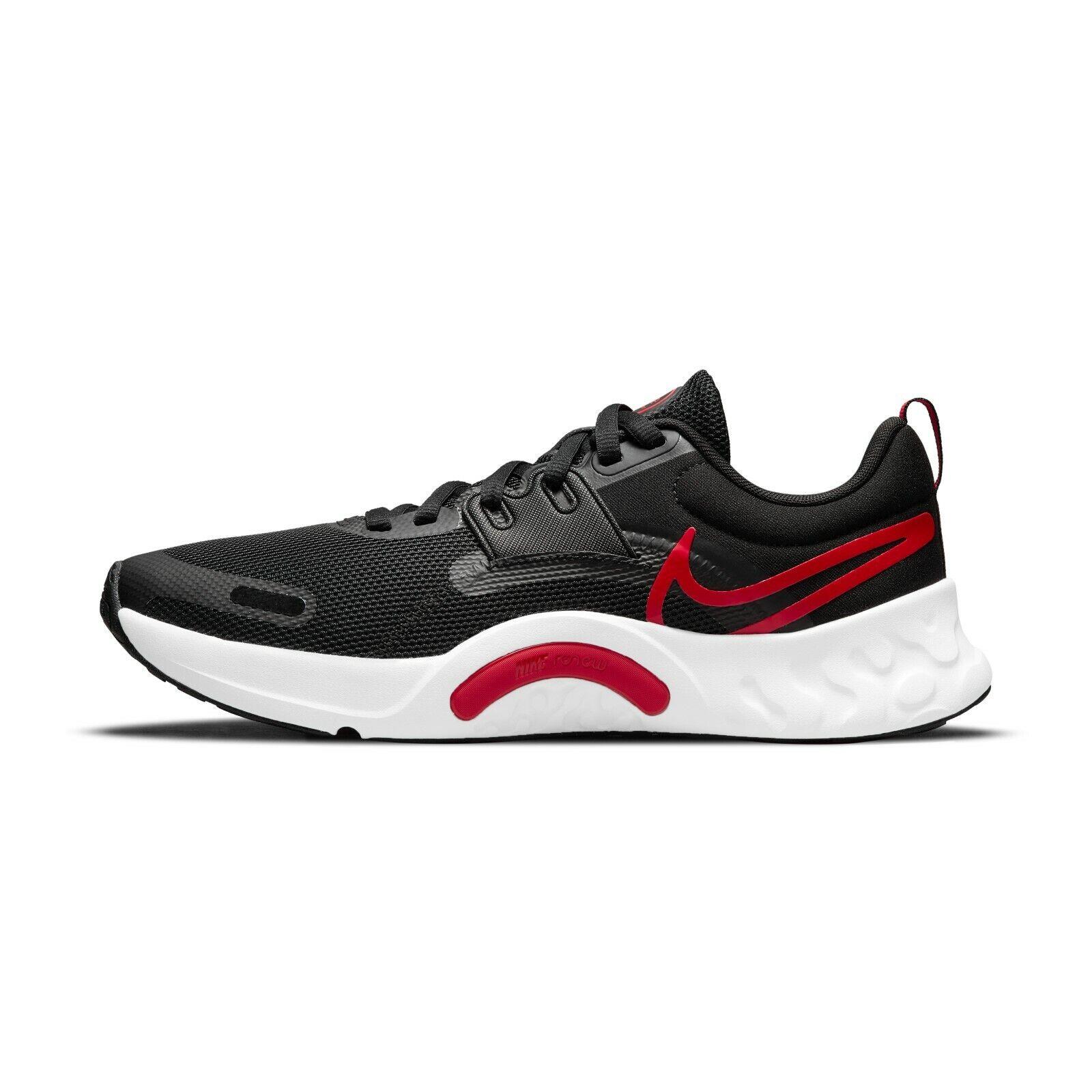 Nike Men Renew Retaliation 3 Black/university Red-white Sneaker DA1350-002 - Black