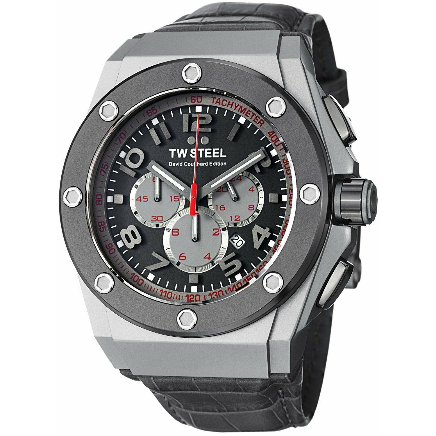 TW Steel Men`s CE4002 Ceo Tech Chronograph Sport Watch Gray David Coulthard