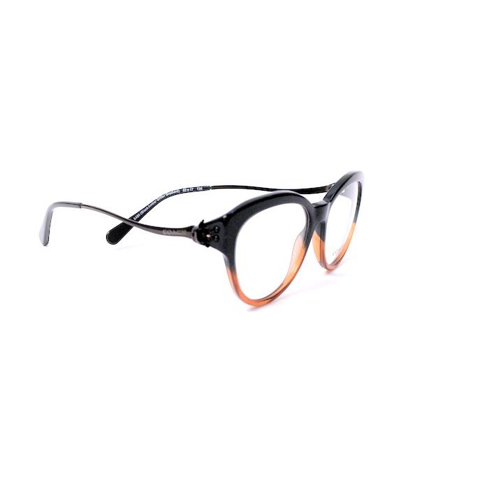 Coach HC 6093 5490 Eyeglasses Black Amber Case Size: 52-17-135
