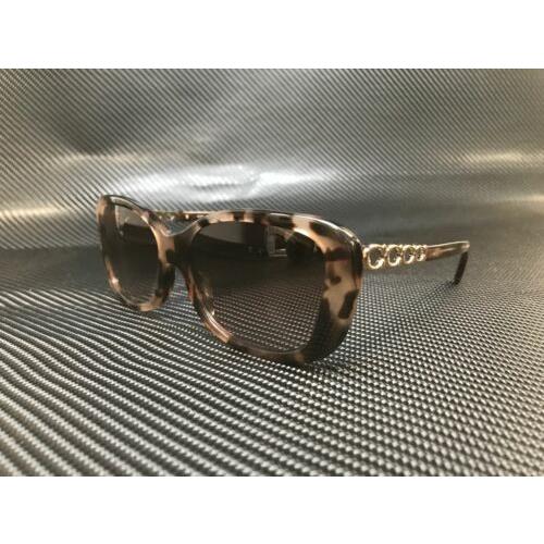 Coach HC8286 559013 Pink Tortoise Rectangle Women`s 57 mm Sunglasses