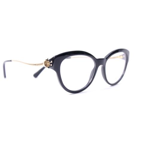 Coach HC 6093 5308 Eyeglasses Black Light Gold Size: 52-17-135