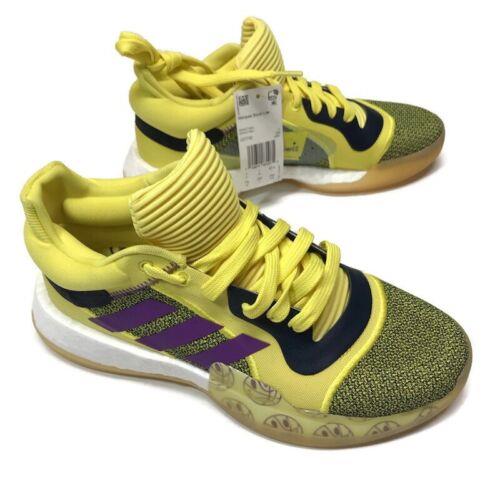Adidas Marquee Boost Low G27743 Size 7.5 Yellow Purple