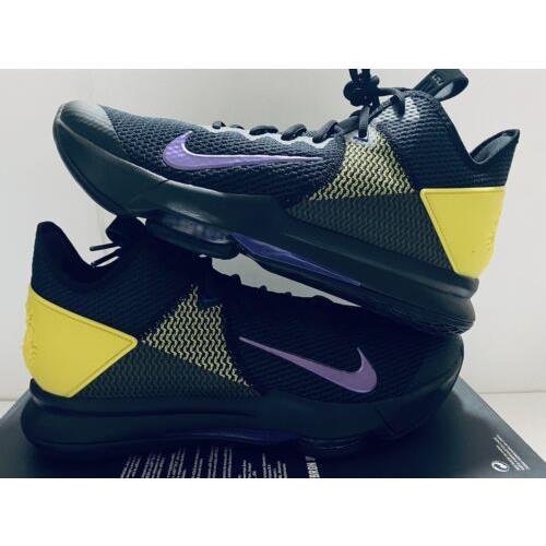 lebron witness 3 black yellow purple