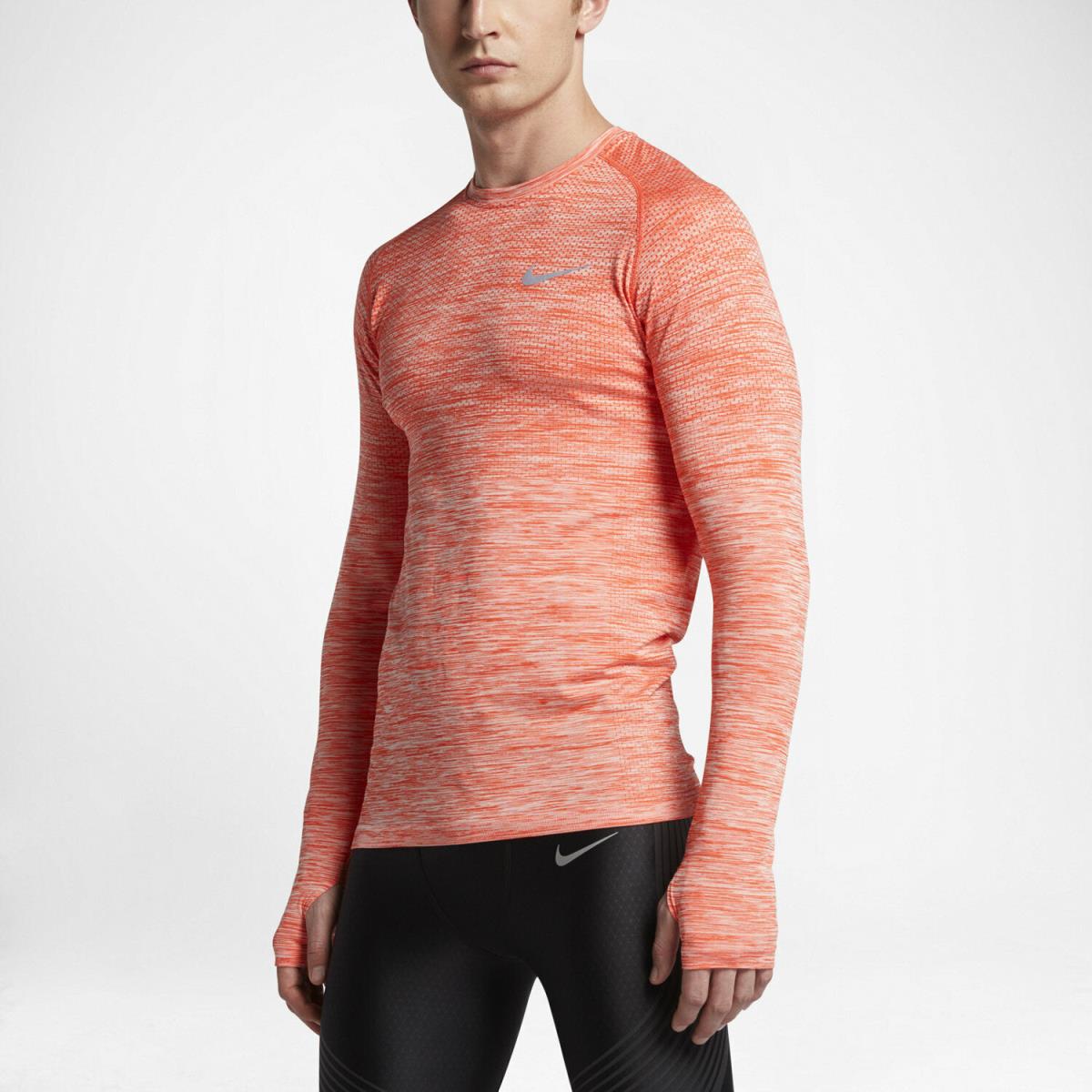Nike Dri Fit Knit Running LS T-shirt 833565_852 XL