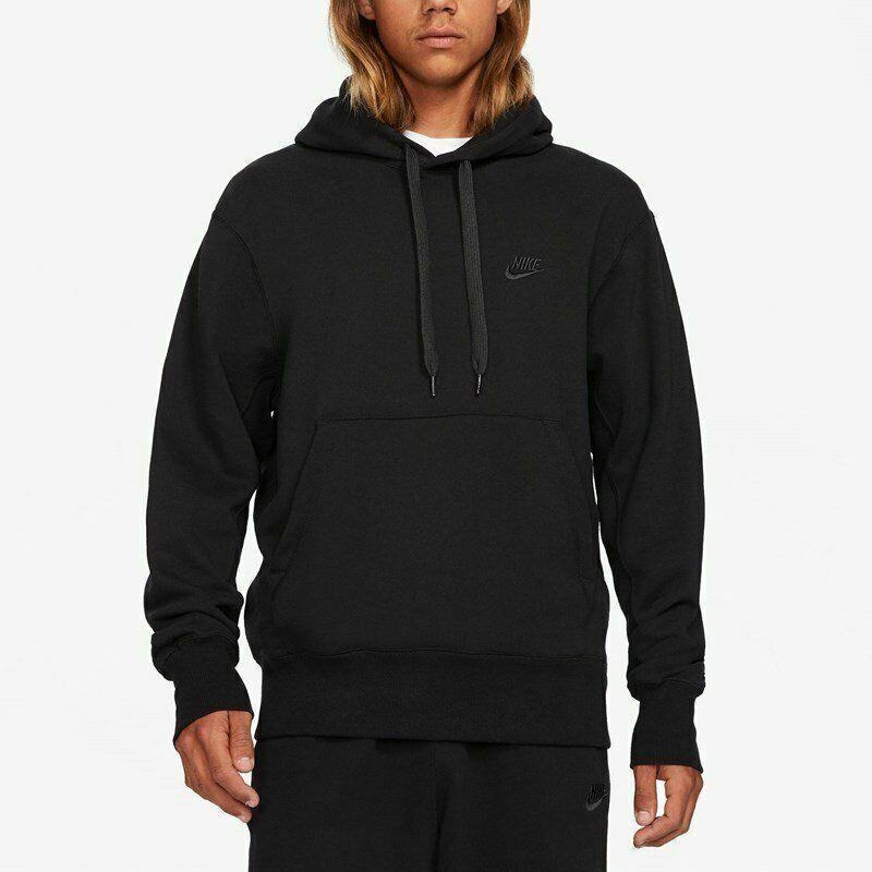 Nike Nsw Classic Pullover Hoodie Men`s Medium DA0023-010 Black
