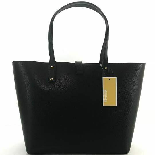 Michael Kors Karson Large Carryall Tote Purse Handbag Leather Black