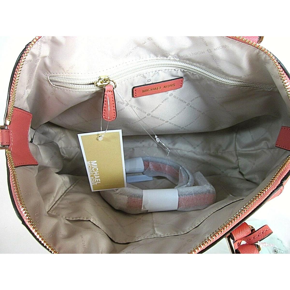 Michael Kors Ciara Large Satchel Saffiano Leather Pink Grapefruit - Michael  Kors bag - 192877687986 | Fash Brands