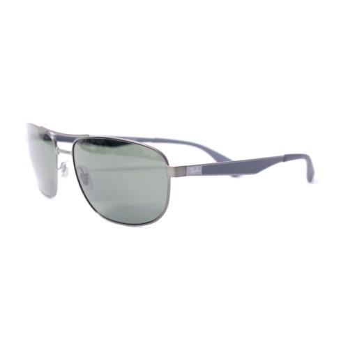 Ray-Ban sunglasses  - Gunmetal Frame, Green Lens 2
