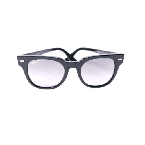 Ray-Ban sunglasses Meteor - Black Frame, Bleu Lens, Blue e lenti 1