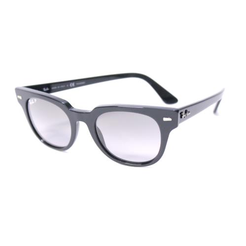 Ray-Ban sunglasses Meteor - Black Frame, Bleu Lens, Blue e lenti 3