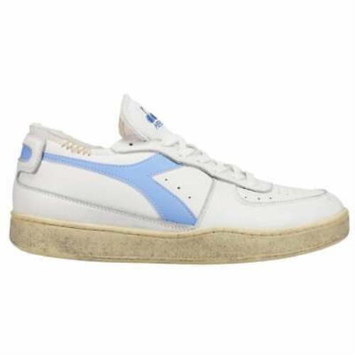 Diadora Mi Basket Row Cut Lace Up Mens Sneakers Shoes Casual - White - Size