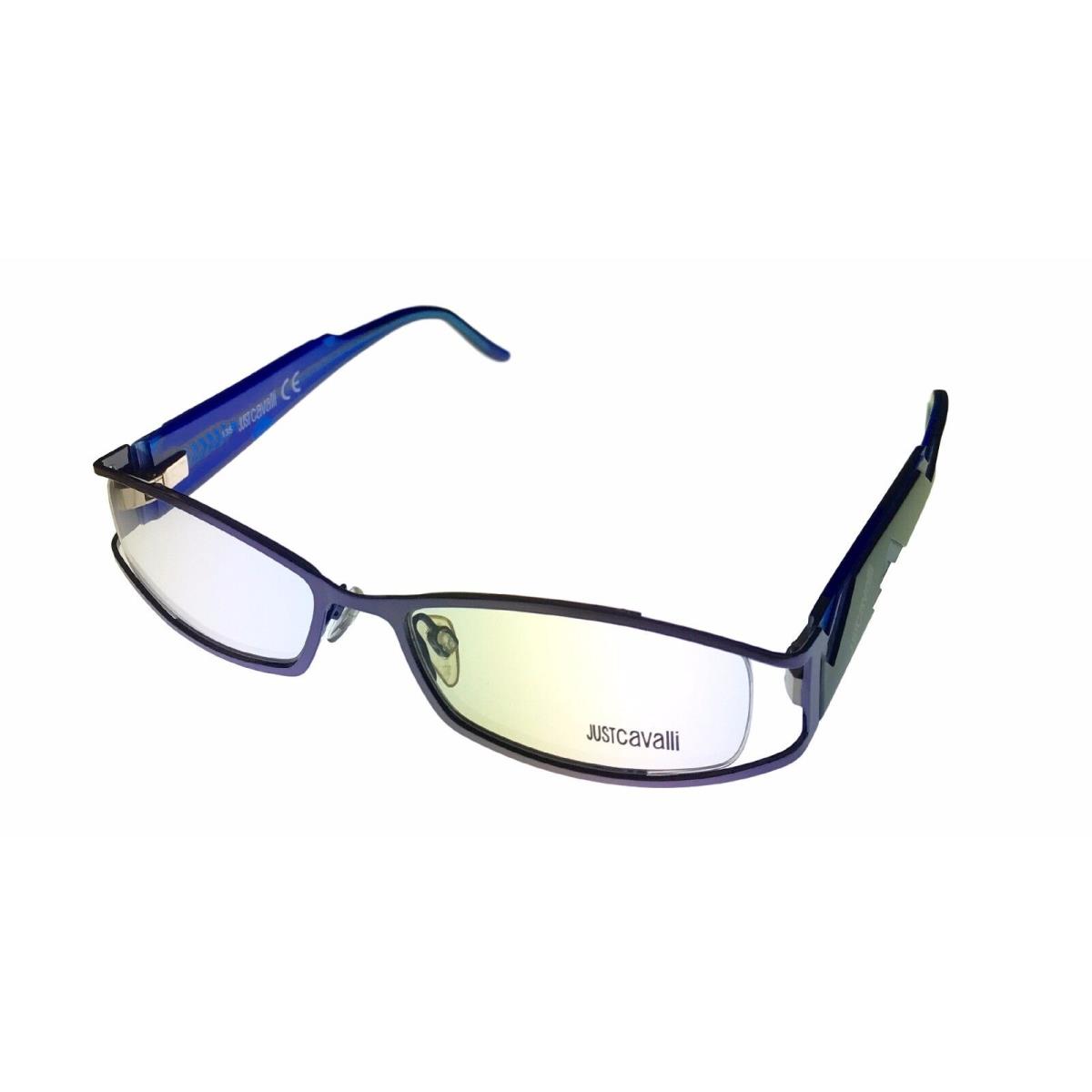 Just Cavalli Womens Ophthalmic Frame Modified Blue Rectangle Metal JC229 80
