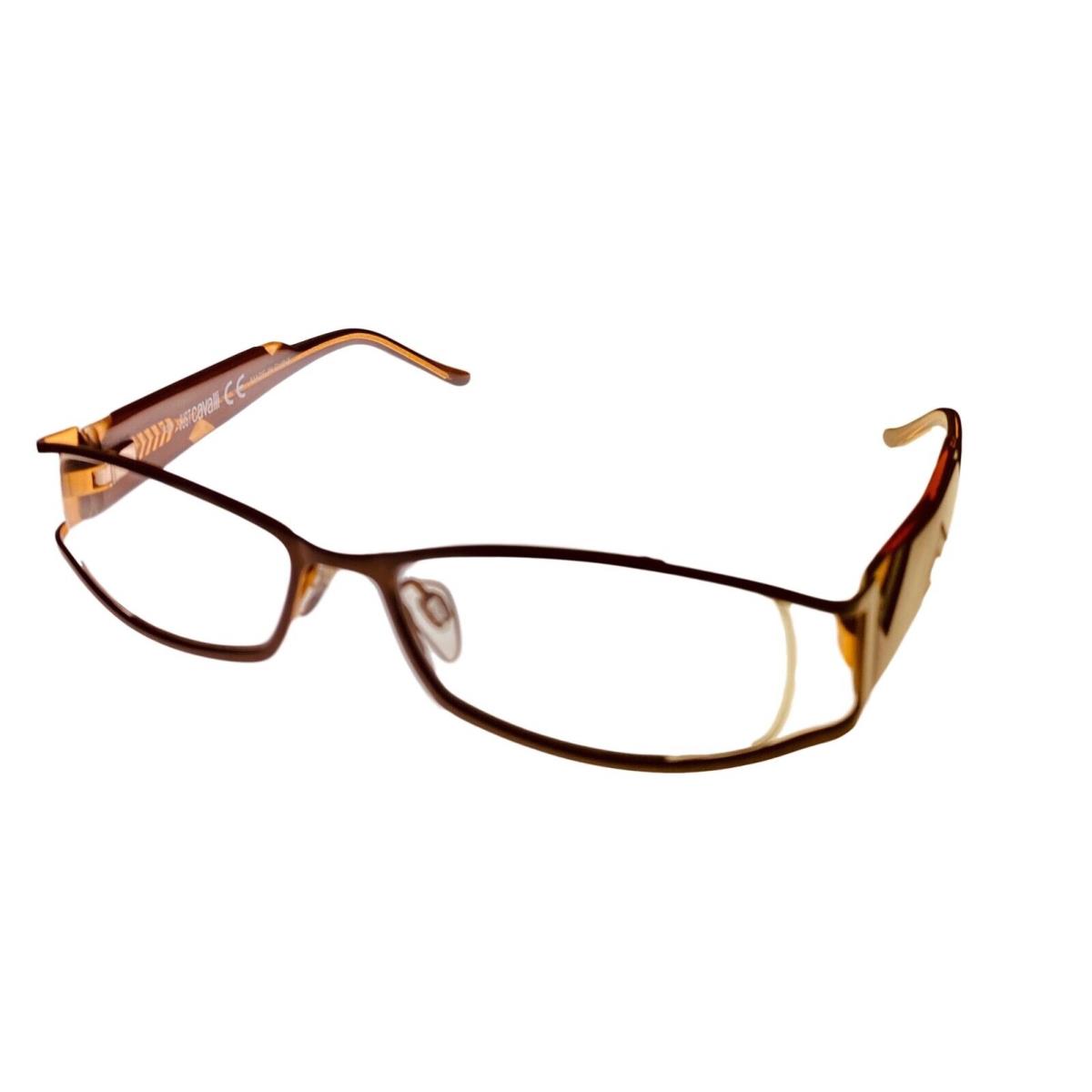Just Cavalli Womens Ophthalmic Frame Soft Brown Rectangle Metal JC229 50