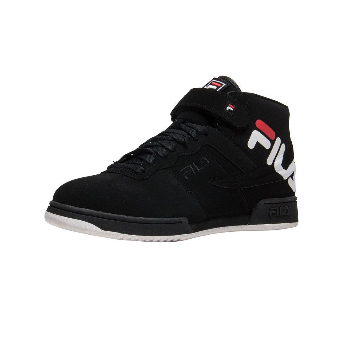 Fila Men`s F-13 Logo Heritage Sneaker Black/white/red