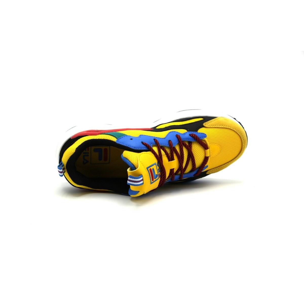 Fila shoes RAY TRACER - Yellow Red Blue Black White 4