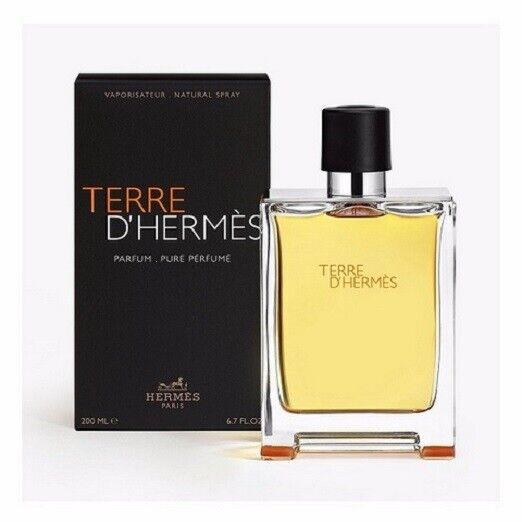 Terre D`hermes Parfum Pure Perfume 200ML 6.7.OZ SP Men Box