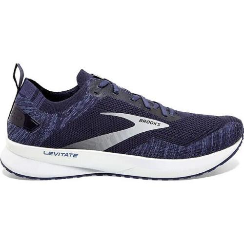 Brooks Levitate 4 Navy Blue White Running Gym Shoes Men`s Sizes 8-13