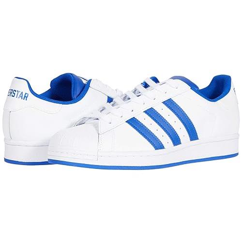 Adidas Originals Superstar Lace-up Sneaker Footwear White/Bold Blue/Clear Granite