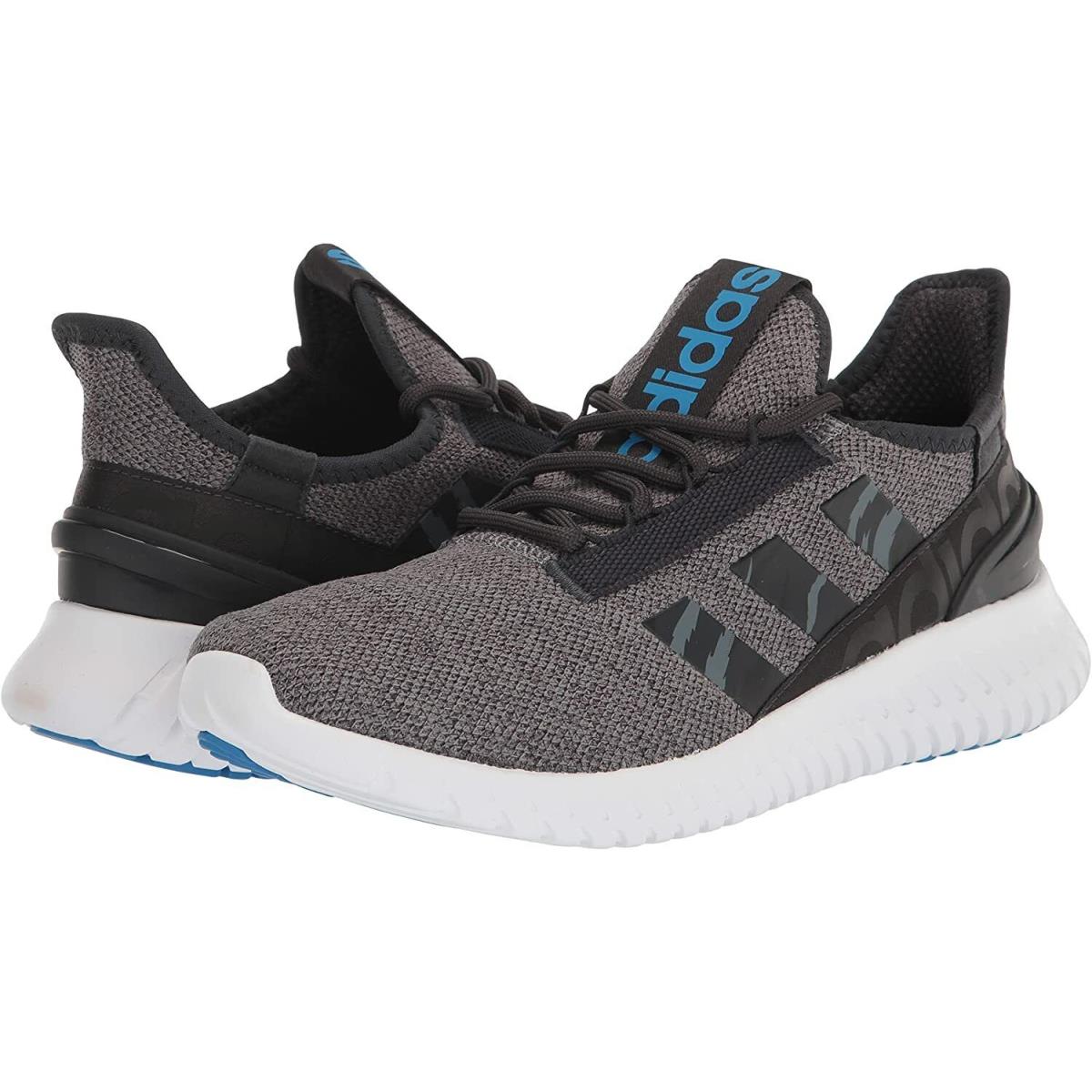 Men`s Shoes Adidas Running Kaptir 2.0 Athletic Sneakers GX3082 Dark Grey / White - Multicolor