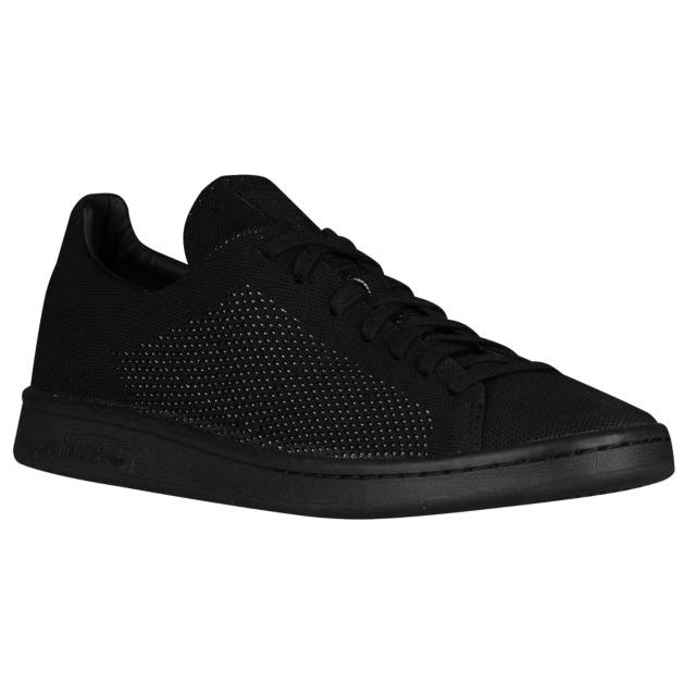 Adidas Men`s Stan Smith PK Prime Knit Triple Black S80065 - Black, Manufacturer: Triple Black