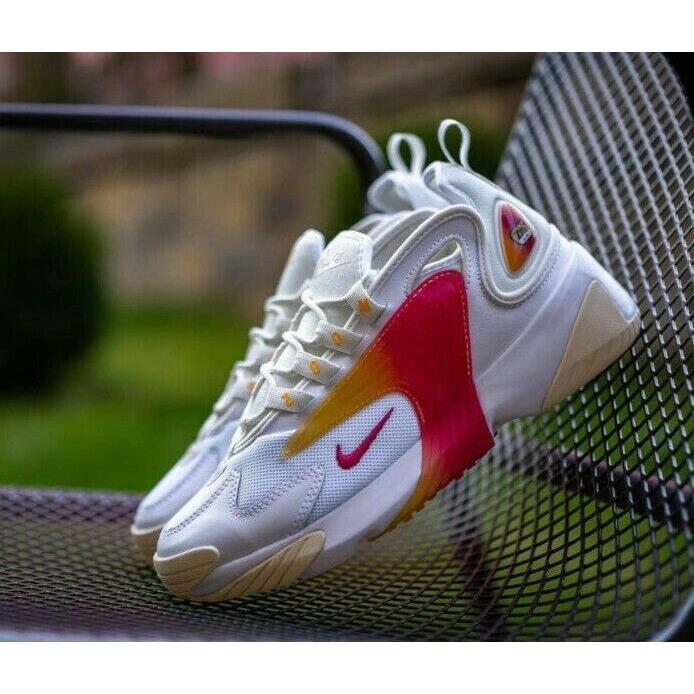 Thanks burden Hinder Nike Zoom 2K White/pink Women`s Running Casual Shoes AO0354-102 Size 5 |  883212403728 - Nike shoes Zoom - White Rush Pink | SporTipTop