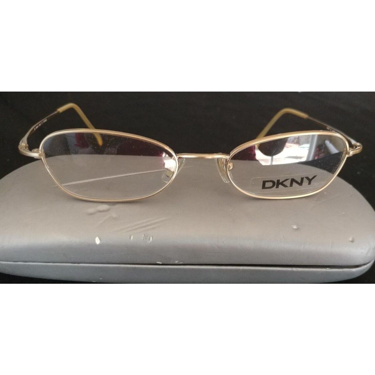 Dkny 6609 Color 717 Titanium Eyeglasses with Gray Case 47-18-135