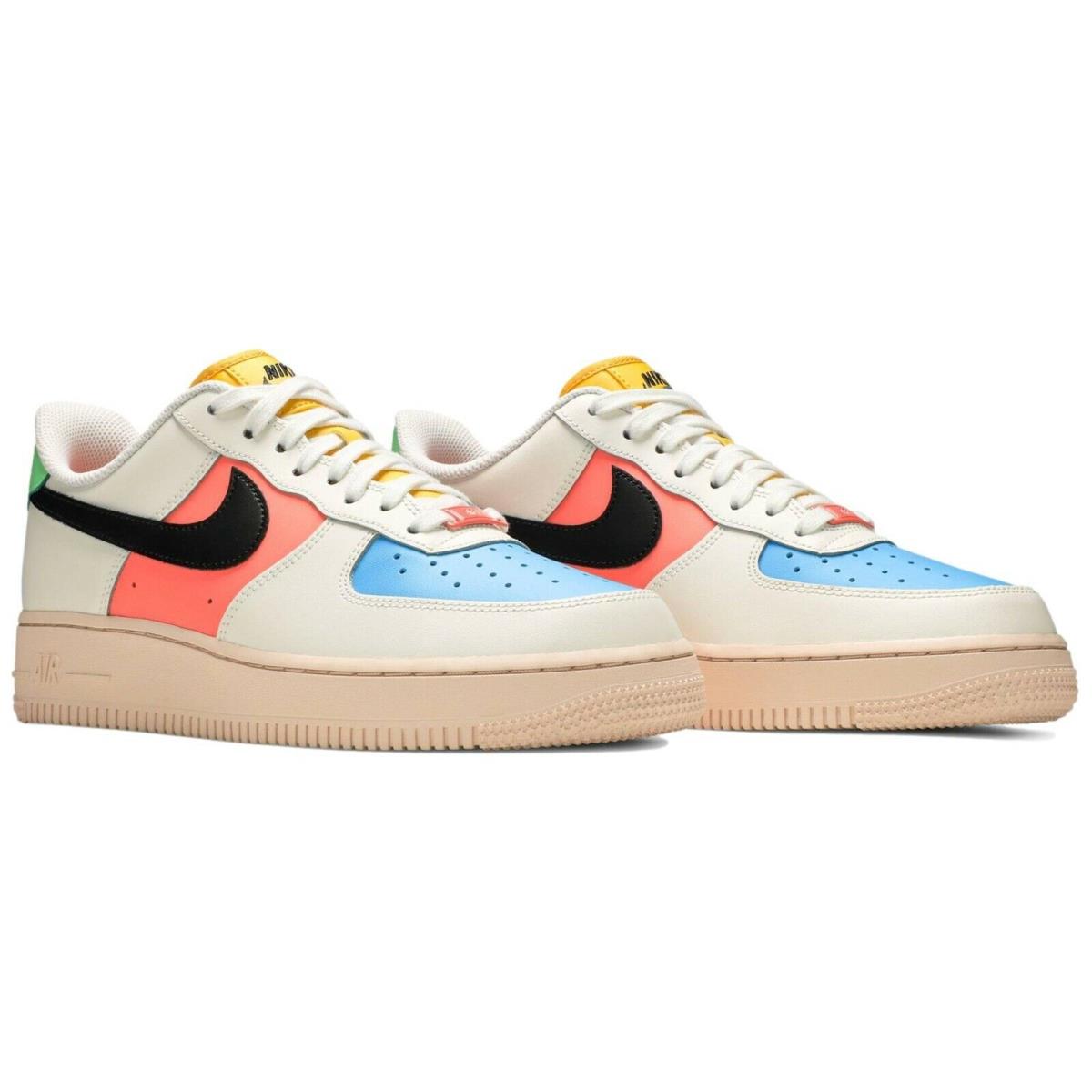 Nike Women`s Air Force 1 `07 `sail Multi` Shoes Sneakers DJ5933-100 - Multicolor