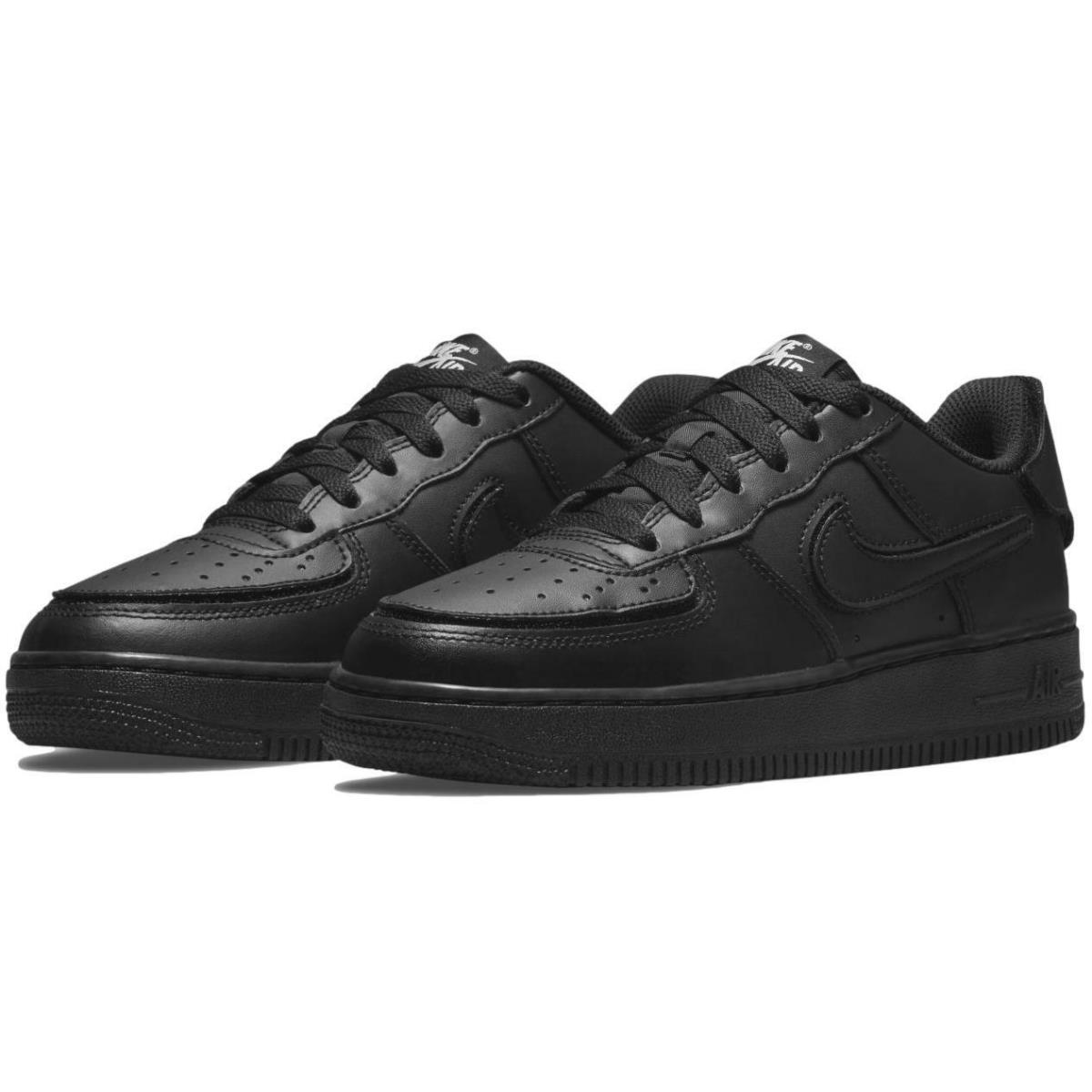 Nike Air Force 1/1 GS `black Bright Crimson` Youth Shoes DB1856-001