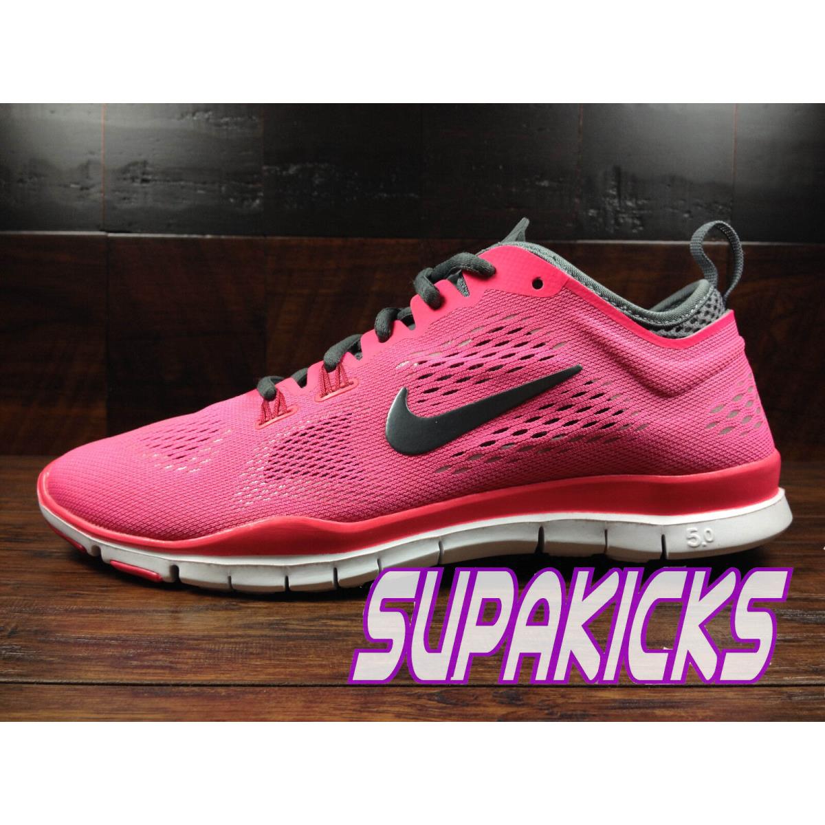 Nike Free 5.0 Tr Fit 4 Womens Hyper Pink / Dark Grey Crossfit 629496-600