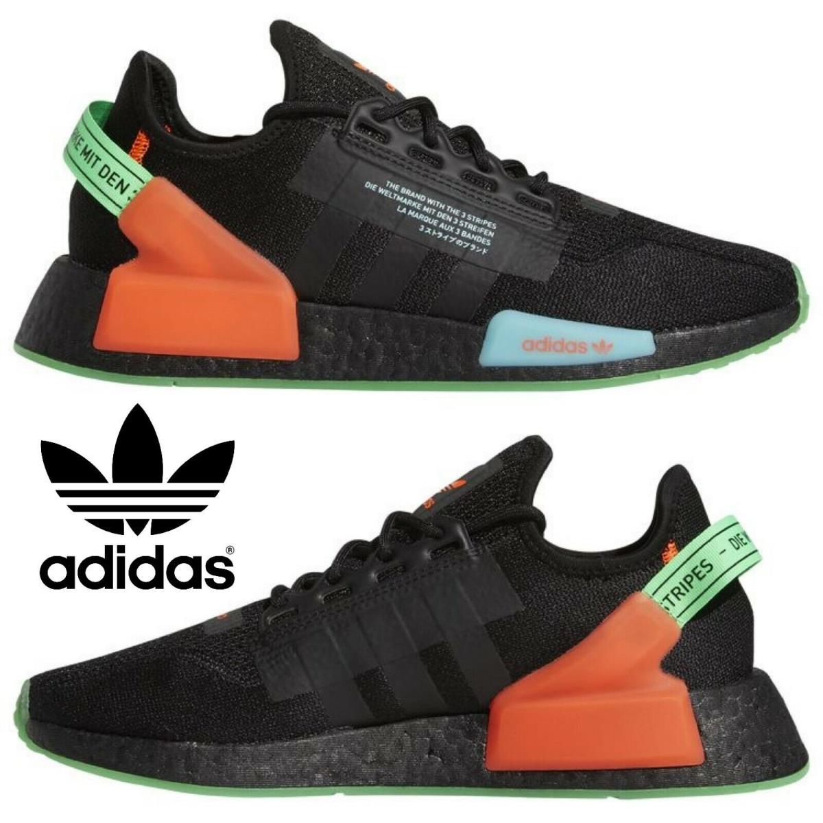 Adidas Originals Nmd R1 V2 Men`s Sneakers Running Shoes Gym Casual Sport Black