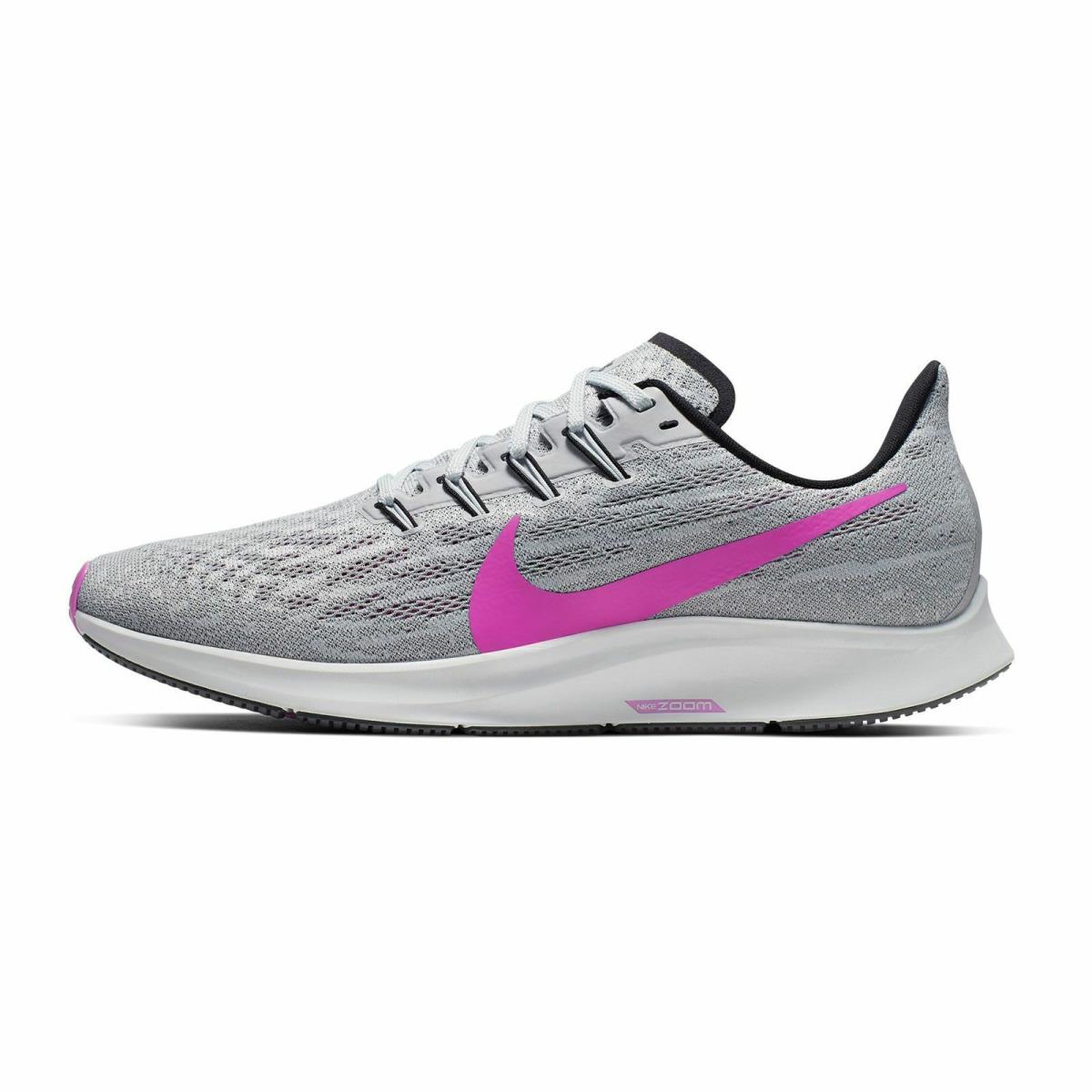 Nike Air Zoom Pegasus 36 Men Size 15.0 Platinum Violet Running Comfort Rare - Pure Platinum, Hyper Violet