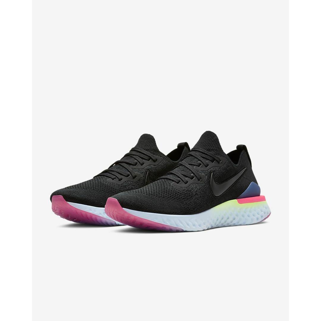 Nike shoes  - Black/Sapphire/Lime Blast/Black 2