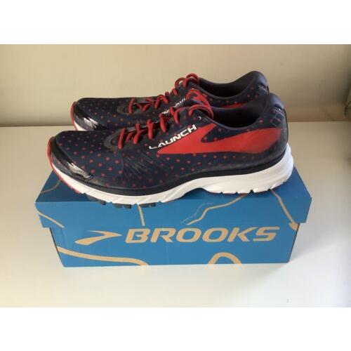 Brooks Launch 3 Stars 4th of July Patriotic Run Usa Women`s Shoes - Sz 10