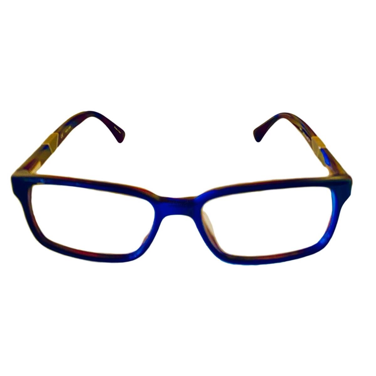 Police eyeglasses  - Blue Brown , Blue Brown Frame, Clear dummy Lens 0