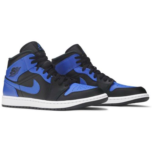 air jordan 1 mid hyper royal black