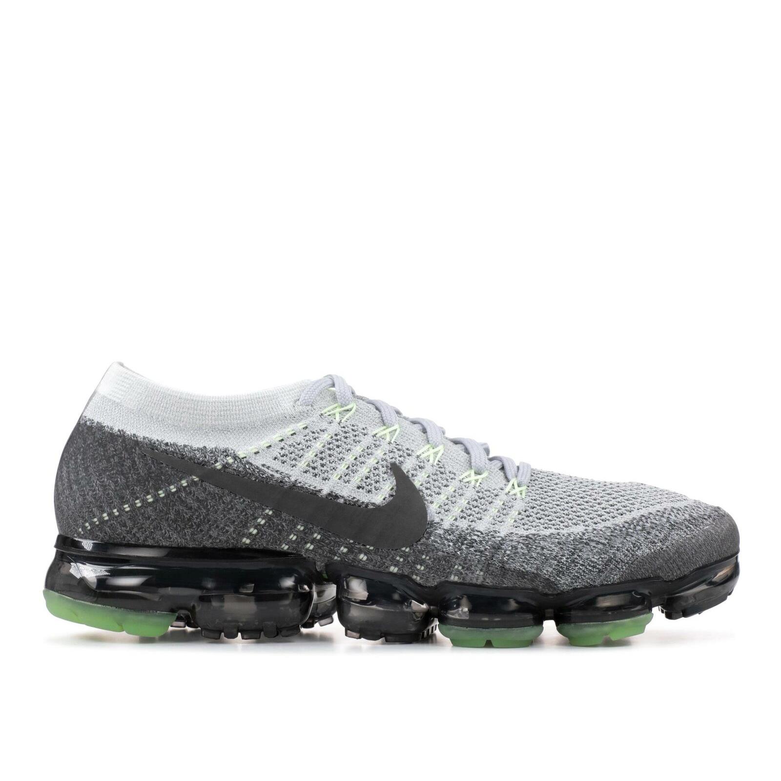 Nike Air Vapormax Flyknit Heritage Pack Pure Platinum Anthracite Grey 922915-002 - Gray