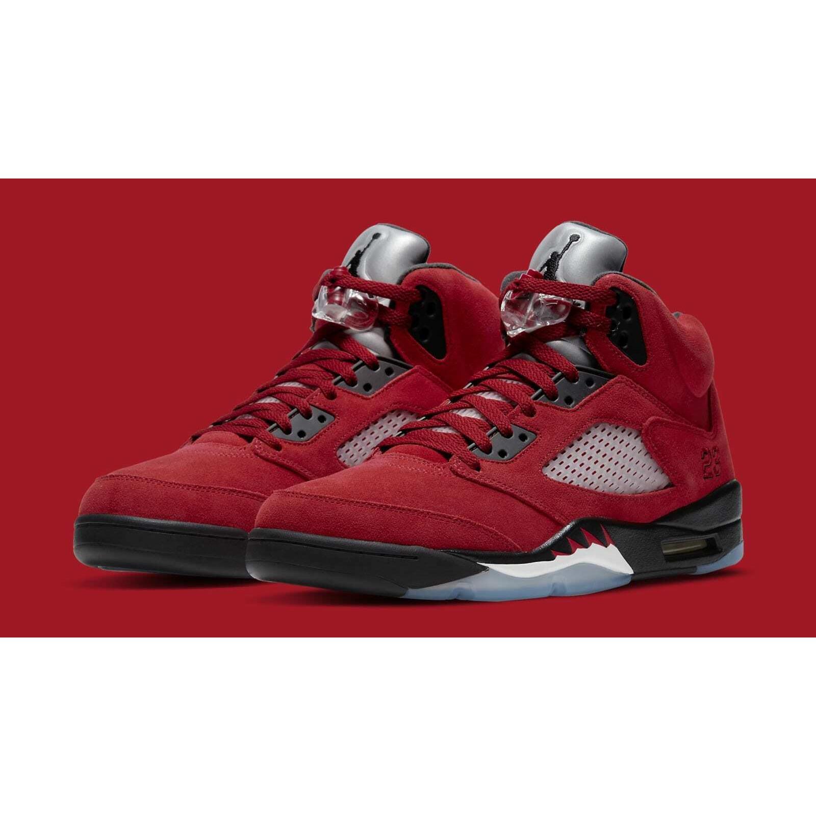 jordan 5 varsity red black and white