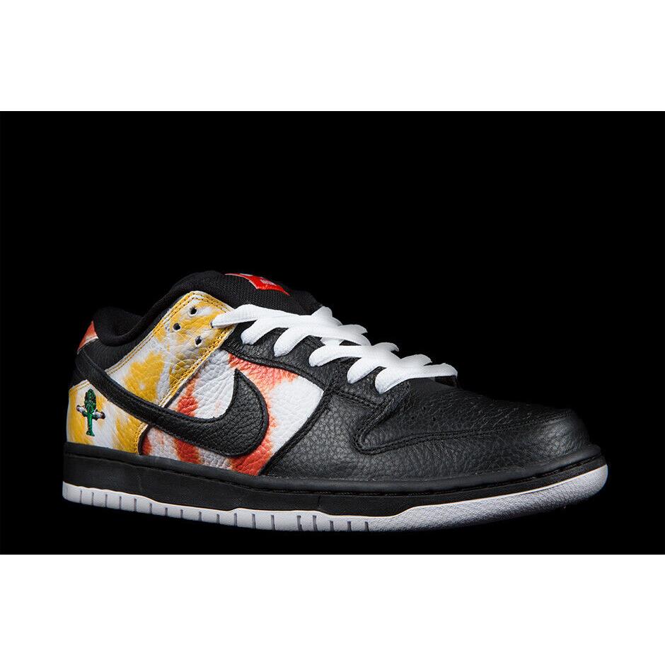 nike sb dunk low pro qs black orange flash