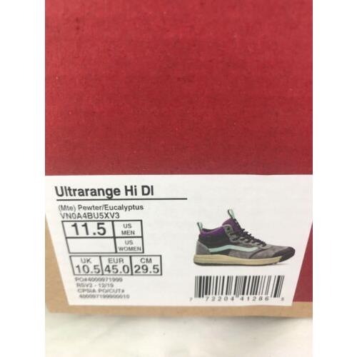Vans shoes UltraRange - Pewter / Eucalyptus / Gray - Grey / Black / Purple 6