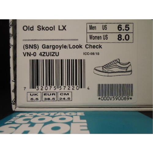 vans barcode checker