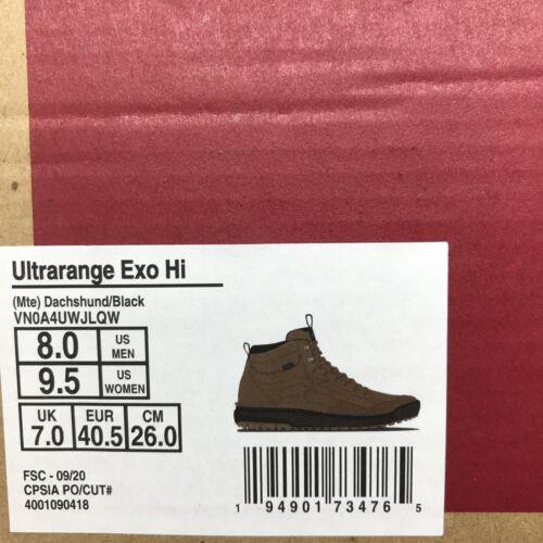 Vans shoes UltraRange - Dachshund / Black / Gum 7