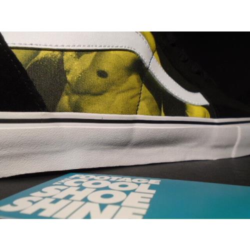 2013 Vans SK8-HI Pro Supreme Bruce Lee S Yellow Black White VN-099NANN 12