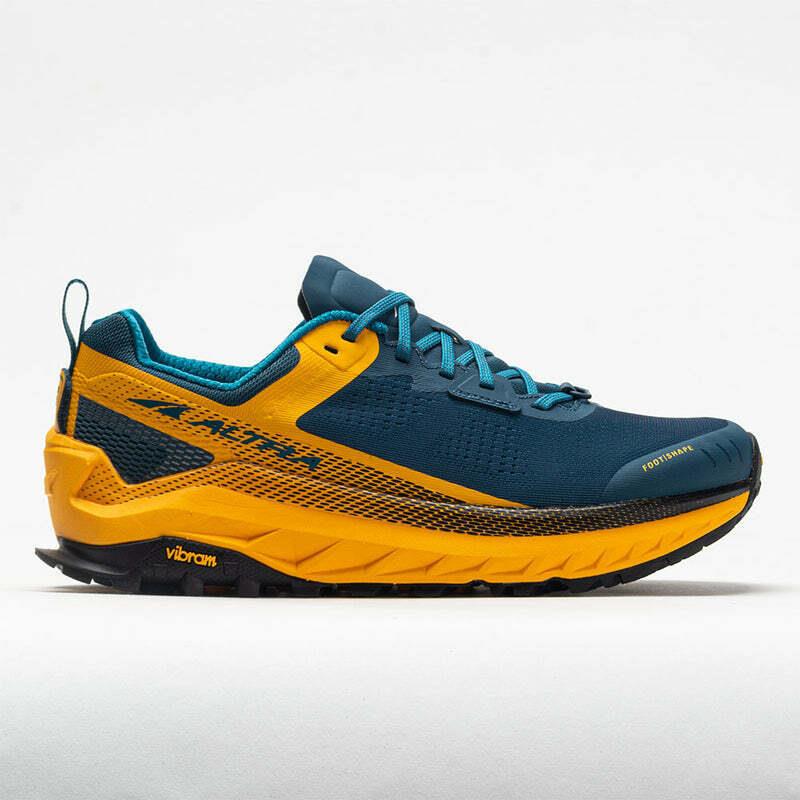 Altra Olympus 4 Blue Yellow Running Gym Trail Hiking Shoes Men`s Sizes 8-13