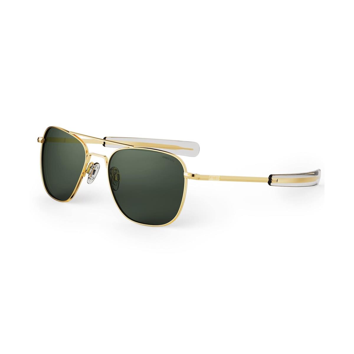 Randolph Usa Gold Classic Aviator Sunglasses For Men or Women UV