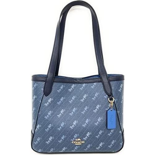 Coach Horse Carriage Denim Print Tote C4060 Handbag Purse F/s